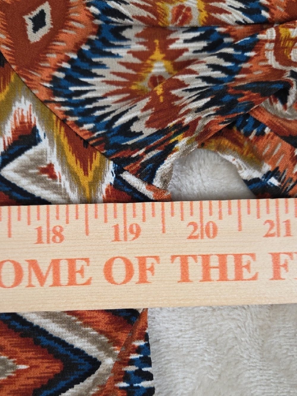 Jostar Rust Multi-Pattern Short Sleeve Tee - Picture 6 of 7